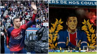 PSG Ultras Unveil Giant Kylian Mbappe Tifo on Star's Final Game at Parc Des Princes