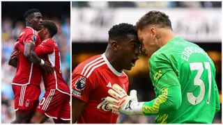 Ederson, Awoniyi Involved in Altercation As Manchester City Defeat Nottingham Forest