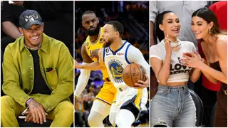 In Photos: Lewis Hamilton Graces LeBron James vs Steph Curry Duel Alongside Kim Kardashian