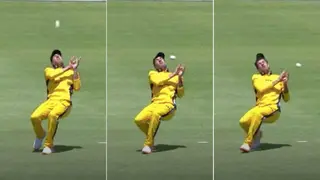 Proteas Bowler Duanne Olivier Struck in The Face Trying to Catch Ball