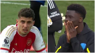 Kai Havertz, Bukayo Saka in Tears After Arsenal Losing Premier League Title to Man City