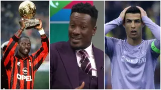 Video: Asamoah Gyan Explains Why George Weah is Better Than Cristiano Ronaldo