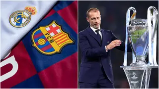 Super League: UEFA Boss Aims Sly Dig at Real Madrid, Barca After Top Clubs Reject New Competition
