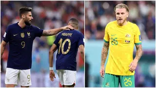 Giroud Hits Back at Australian Player Who Trolled Him and Mbappe