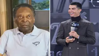 Pele sends stunning message to Ronaldo after winning special prize at FIFA award night