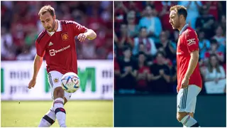 Man United Fans Impressed With Eriksen’s Cameo Despite Defeat to Atletico Madrid
