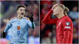 Barca star Gavi appears to troll Erling Haaland after Spain beat Norway
