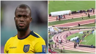 Funny video of Ecuador World Cup hero Enner Valencia faking an injury to avoid getting arrested by police