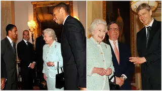 Throwback video of when Queen Elizabeth II hosted Arsenal players emerges