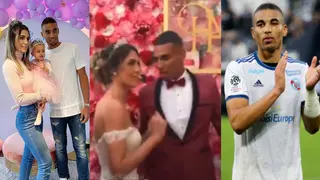 Awesome video of Ghana defender Alexander Djiku marrying his girlfriend spotted