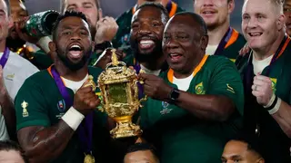 President Cyril Ramaphosa Jets Off to Support South Africa in Rugby World Cup Final in France