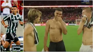 Casemiro shares wholesome moment with former mates Kroos and Modric