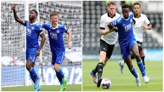 Wilfred Ndidi Returns To Action For Leicester City After 4 months Injury Layoff As Iheanacho Scores Stunner