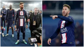 Sergio Ramos involved in ugly bust up with reporter after PSG champions League defeat