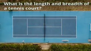 Tennis court dimensions: Sizes and markings of the different tennis courts