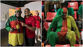 Video of Cameroon fan praising Eto'o for sending him to the opening of Lusail stadium in Qatar spotted