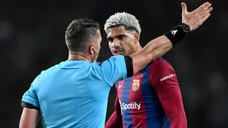 Champions League: Ronald Araujo’s Red Card in Barcelona vs PSG Tie Splits Opinions Among Fans