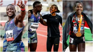 Faith Kipyegon, Ferdinand Omanyala Hilariously Argue Who Will Win a 400m Race, Video