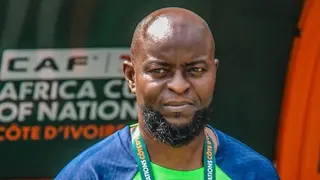 Finidi George: Fans Blast Nigeria’s New Coach After Footage Resurfaces of Argument With Moses Simon