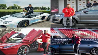 Stunning images of Barcelona players' cars in 2022