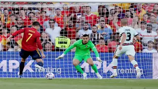 Alvaro Morata scores wonder goal as Portugal hold Spain in tough Nations League tie