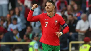 Cristiano Ronaldo reacts on social media after bagging brace to reach 130 international goals