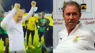Video of Milovan Rajevac's last dance with the Black Stars pop up after sacking