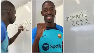 Football fans blast Barcelona over announcement video for Ousmane Dembele's new deal