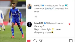 After Scoring Again, Super Eagles Star Iheanacho Tells Ndidi To Send An E-mail Before Cutting Soap For Him