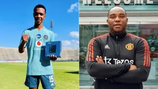 Promising Orlando Pirates Striker Dreams of Uniting With Manchester United Coach Benni McCarthy