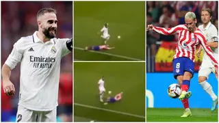 Footage of Real Madrid’s Dani Carvajal ‘Destroying’ Griezmann With Sublime Skill in Madrid Derby Spotted
