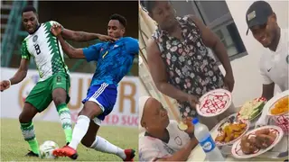 Ighalo Rushes Back Home To Have Dinner With his Mom Immediately After Nigeria vs Cape Verde