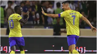 Excited Sadio Mane Reacts After Netting Brace in Al Nassr's Five Star Display Against Al Fateh