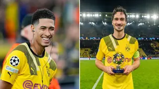 Watch: Borussia Dortmund’s Mats Hummels and Jude Bellingham Share Hilarious Moment After Champions League Game