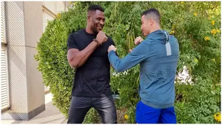 Cameroon MMA Superstar Francis Ngannou Meets 'GOAT' Cristiano Ronaldo