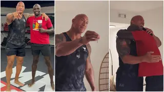 The Rock Surprises Zimbabwean UFC Fighter With a New House, Video