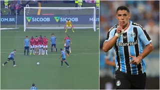 Luis Suarez Scores Superb Free Kick for Gremio in Derby Clash in Brazil