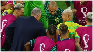 Footage of Richarlison performing trademark celebration with Brazil coach Tite goes viral