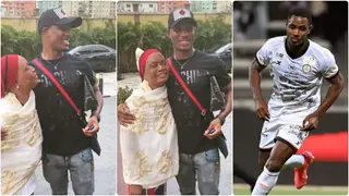 Emotional moment mother of former Man United star refused to let her son leave Nigeria and return to his club