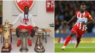 Osman Bukari: Ghana Winger Wins Second Serbian League Title With Red Star Belgrade