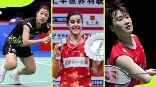 Who are the 10 best women badminton players in the world currently?