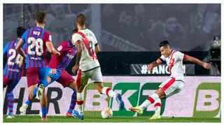 Rayo Vallecano vs Barcelona: Falcao Nets Winner in Famous 1-0 Win