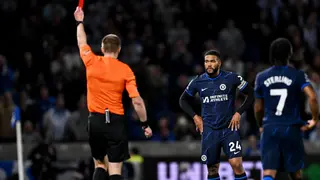 'Such an embarrassment': Fans slam Reece James for seeing red against Brighton