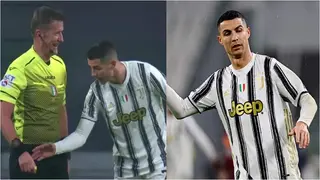 Ronaldo challenges referee on why his 2nd goal against Roma did not count