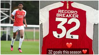 Chidozie Obi Martin: Arsenal's Nigerian Youngster Handed Special Jersey After Record Breaking Season