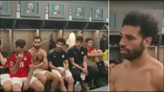 Video Surfaces Of Mohamed Salah’s Amazing Dressing Room Speech After The Africa Cup Final