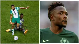 After Netting His Debut Goal for Nigeria, Emmanuel Dennis Appreciates Super Eagles Captain Ahmed Musa