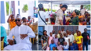 Odion Ighalo Hosts Widows, Orphans at His Multimillion Dollar Mansion, Photos
