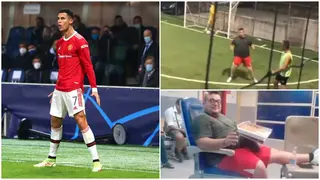 Fan left hospitalised after injuring himself while copying Ronaldo's 'Siu' celebration