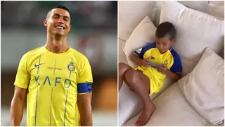 Cristiano Ronaldo’s Youngest Son Watched His Dad Play in Al Nassr vs PSG on Phone: Video